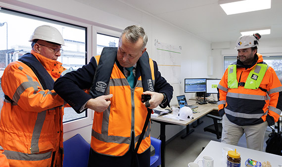 Commissaris van de Koning op werkbezoek in de Kop